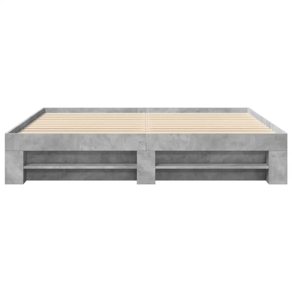 vidaXL Giroletto Grigio Cemento 200x200 cm in Legno Multistrato