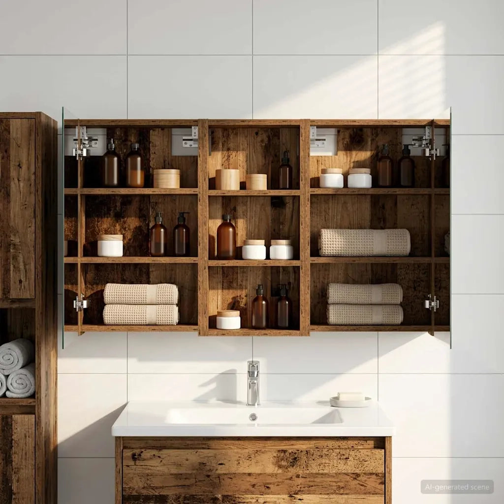 Set di Armadi da Bagno 3 pz 110 x 10,5 x 60,5 cm 3403718