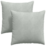 Cuscini da Divano 2 pz | Cuscini per sedie Grigio chiaro 80 x 80 cm