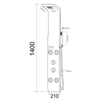 PARETE ATTREZZATA MULTIFUNZIONE MOD. KALAMOS- Bianco opaco- DH- pezzi 1