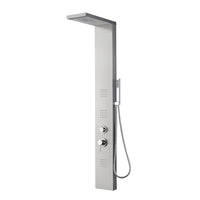 PARETE ATTREZZATA MULTIFUNZIONE MOD. RODI- Acciaio inox luc. Senza Led- DH- pezzi 1