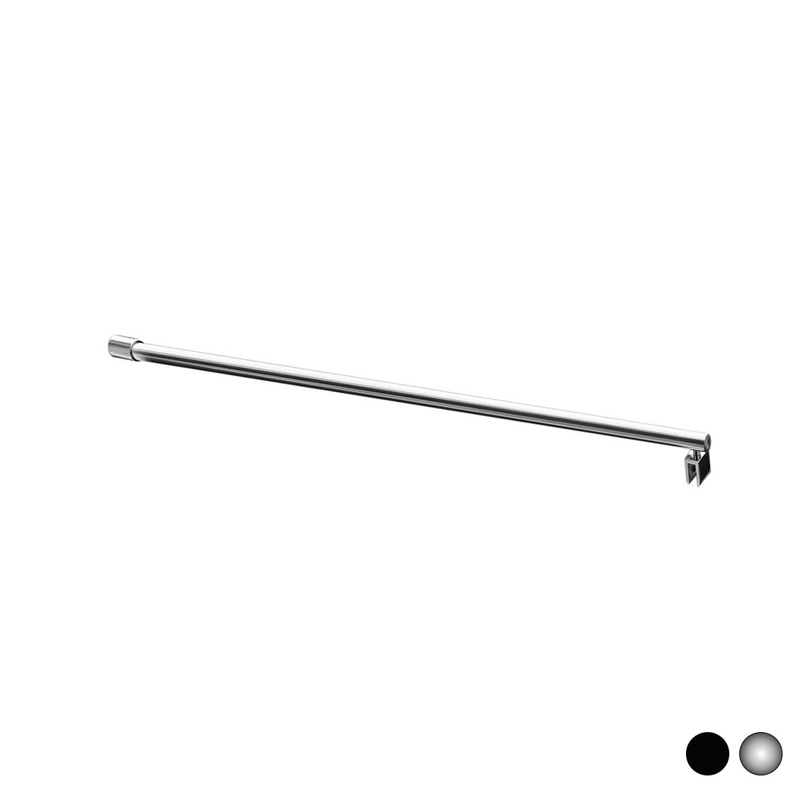 BRACCIO PER WALK IN TONDO- cm 120 Cromo- DHIMP- pezzi 1