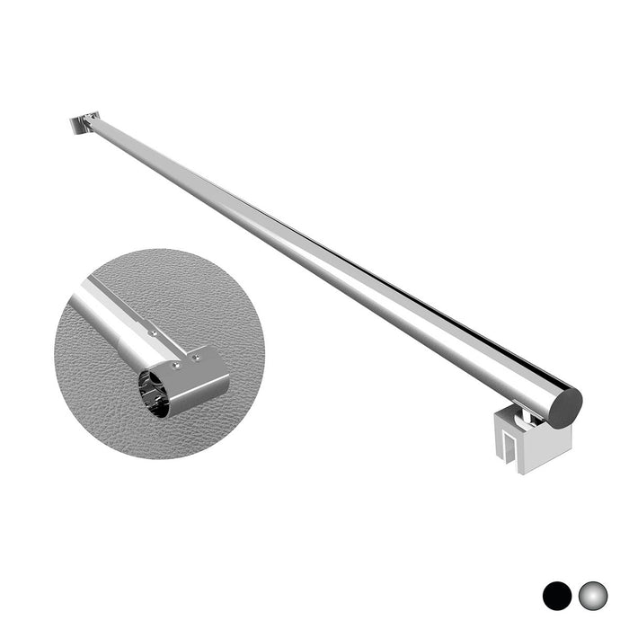 BRACCIO A T PER WALK IN TONDO- cm 65 Cromo- DHIMP- pezzi 1