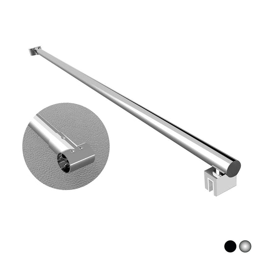 BRACCIO A T PER WALK IN TONDO- cm 65 Nero- DHIMP- pezzi 1