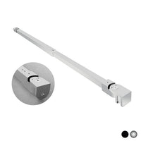 BRACCIO PER WALK IN QUADRO TELESCOPICO 2 TESTE SNODABILI- cm 70-100 Cromo- DHIMP- pezzi 1
