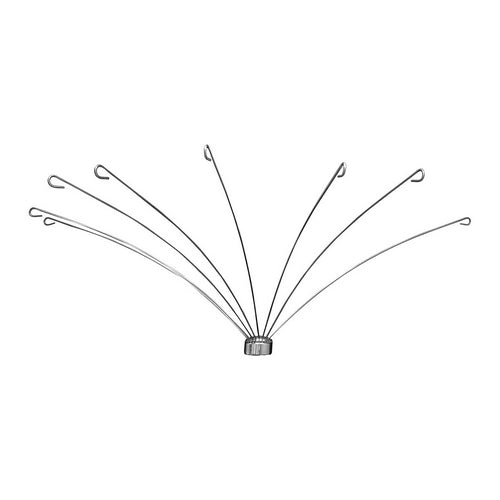 SUPPORTO CIRCOLARE PER TENDA DOCCIA- 180   ° - Aste L. 76 cm- DH- pezzi 1