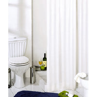 TENDA PER DOCCIA 2 LATI IN TESSUTO CM.180 X 200 Mod. BIANCO- DH- pezzi 1