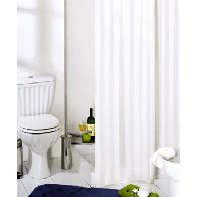 TENDA PER DOCCIA 2 LATI IN TESSUTO CM.180 X 200 Mod. BIANCO- DH- pezzi 1