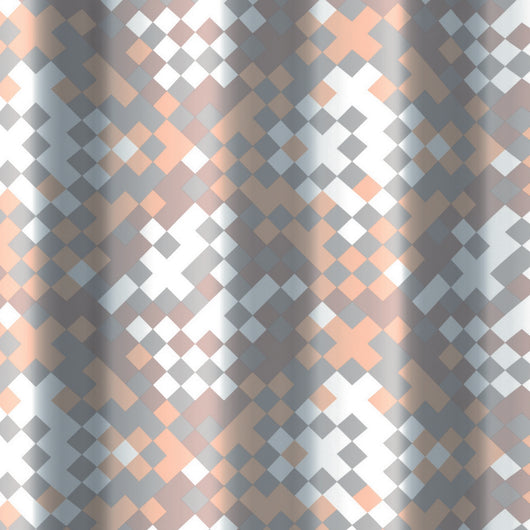 TENDA PER DOCCIA 2 LATI IN TESSUTO CM. 180 X 200 Mod. Frammento Beige- DH- pezzi 1