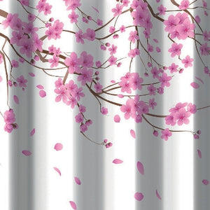 TENDA PER DOCCIA 2 LATI IN TESSUTO CM. 180 X 200 Mod. Sakura Rosa- DH- pezzi 1