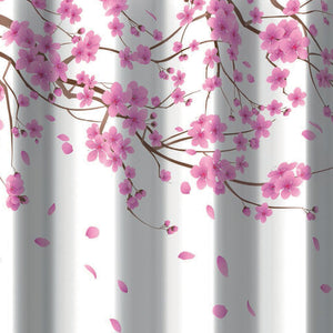 TENDA PER DOCCIA 2 LATI IN TESSUTO CM. 180 X 200 Mod. Sakura Rosa- DH- pezzi 1