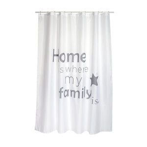 TENDA PER DOCCIA IN TESSUTO POLIESTERE HOME- cm 180x200- SPIRE- pezzi 1
