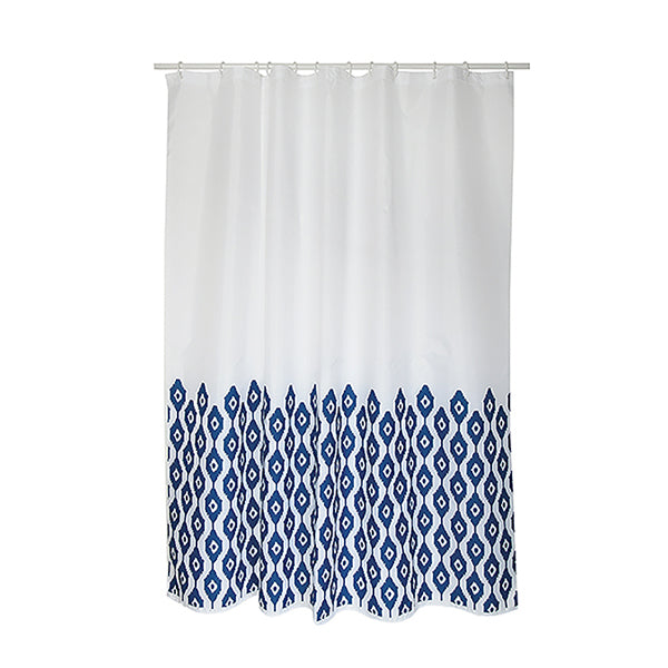 TENDA PER DOCCIA IN TESSUTO POLIESTERE IKAT- cm 180x200- SPIRE- pezzi 1