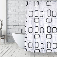 TENDA PER DOCCIA TESSUTO IN POLIESTERE VINTAGE- cm 180x200- SPIRE- pezzi 1