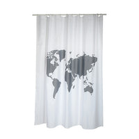 TENDA PER DOCCIA IN TESSUTO POLIESTERE WORLD- cm 180x200- SPIRE- pezzi 1