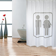 TENDA PER DOCCIA IN TESSUTO POLIESTERE M&W- cm 180x200- SPIRE- pezzi 1