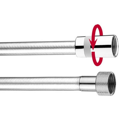 FLEX ANTITORSIONE CROMO LUX- cm 150- BOSSI- pezzi 1