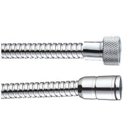 FLEX IN OTTONE DOPPIA AGGRAFFATURA  CONO PER STOP SICUREZZA- cm 125 - Cromo- BOSSI- pezzi 1