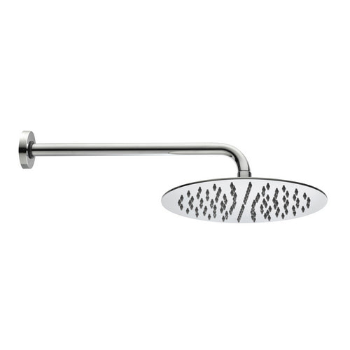 BRACCIO DOCCIA TETIS CON SOFFIONE TONDO- Cromo - Diam. 25 cm- BOSSI- pezzi 1