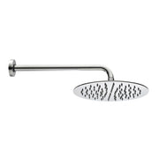 BRACCIO DOCCIA TETIS CON SOFFIONE TONDO- Cromo - Diam. 30 cm- BOSSI- pezzi 1