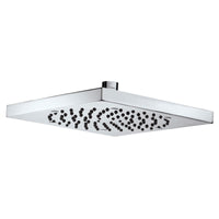 SOFFIONE CUBE AUTOPULENTE 210x210 CON SNODO CROMO- Cromo- BOSSI- pezzi 1