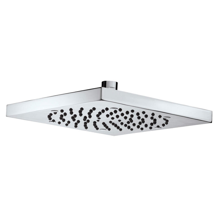 SOFFIONE CUBE AUTOPULENTE 210x210 CON SNODO CROMO- Cromo- BOSSI- pezzi 1