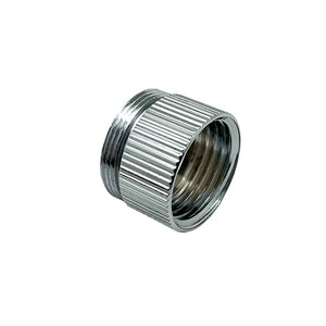 RIDUZIONE IN OTTONE H. 10 MM F1/2 x M22x1- Cromo- BOSSI- pezzi 1