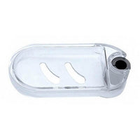 PORTASAPONE OVALE CON ADATTATORE PER ASTE REGOLABILE- Cromo- BOSSI- pezzi 1