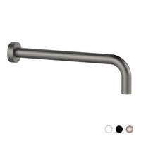 BRACCIO DOCCIA TONDO- Nichel Spazzolato Opaco cm 40- RERU- pezzi 1