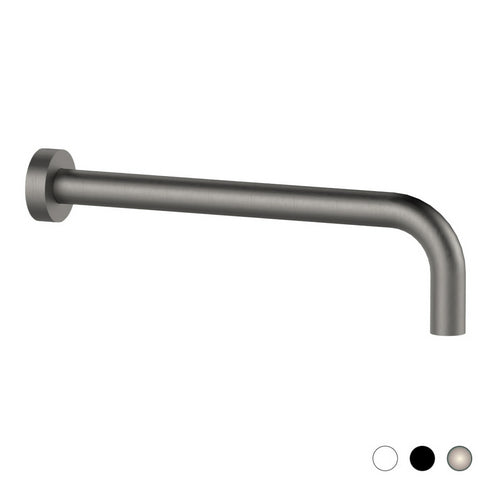 BRACCIO DOCCIA TONDO- Nichel Spazzolato Opaco cm 40- RERU- pezzi 1