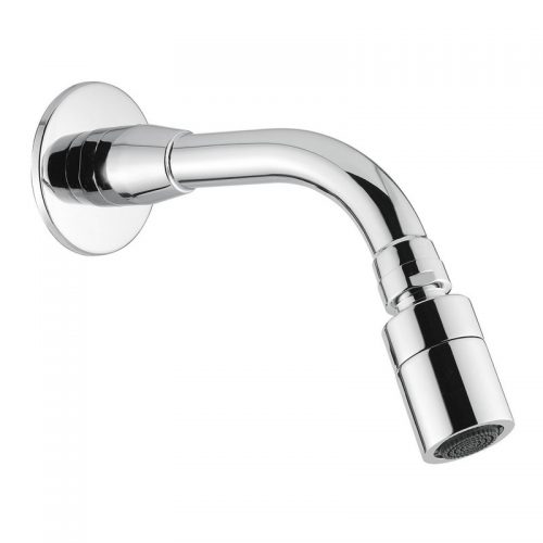 BRACCIO DOCCIA ANTIVANDALO IN TUBO CON SOFFIONE ORIENTABILE- cm 16,5- IDRAL- pezzi 1