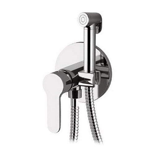 SET MISCELATORE A INCASSO CON DOCCETTA SHUT-OFF TONDA- Cromo- RERU- pezzi 1