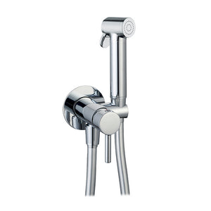 SET MISCELATORE A INCASSO TONDO CON SHUT-OFF E SUPP.INTEGRATO- Cromo- DH- pezzi 1