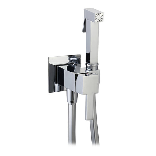 SET MISCELATORE A INCASSO QUADRO CON SHUT-OFF E SUPP. INTEGRATO- Cromo- DH- pezzi 1