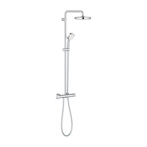 COLONNA DOCCIA CON MISC.TERMOSTATICO ESTERNO NEW TEMPESTA COSMO- Cromo - Soffione D. 210 mm- GROHE- pezzi 1