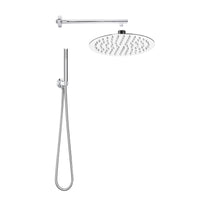 KIT SOFFIONE DOCCIA TONDO SLIM TOP LINE- Cromo Lucido- METAF- pezzi 1