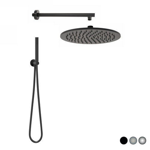 KIT SOFFIONE TONDO SEVEN- Cromo- METAF- pezzi 1