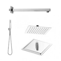 KIT SOFFIONE DOCCIA RESTYLING SMART- QUADRATO- Cromo Lucido- METAF- pezzi 1