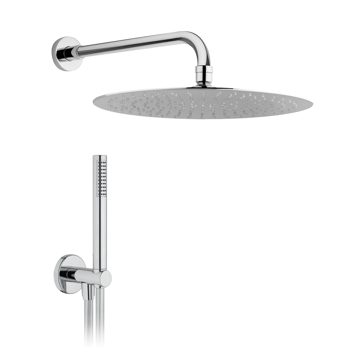 KIT SOFFIONE DOCCIA TONDO- Soff. D. 200 - Braccio L. 300- DH- pezzi 1