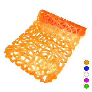 TAPPETO ANTISCIVOLO PER VASCA MOD. MIX  CM 72x36- Arancio- DH- pezzi 1