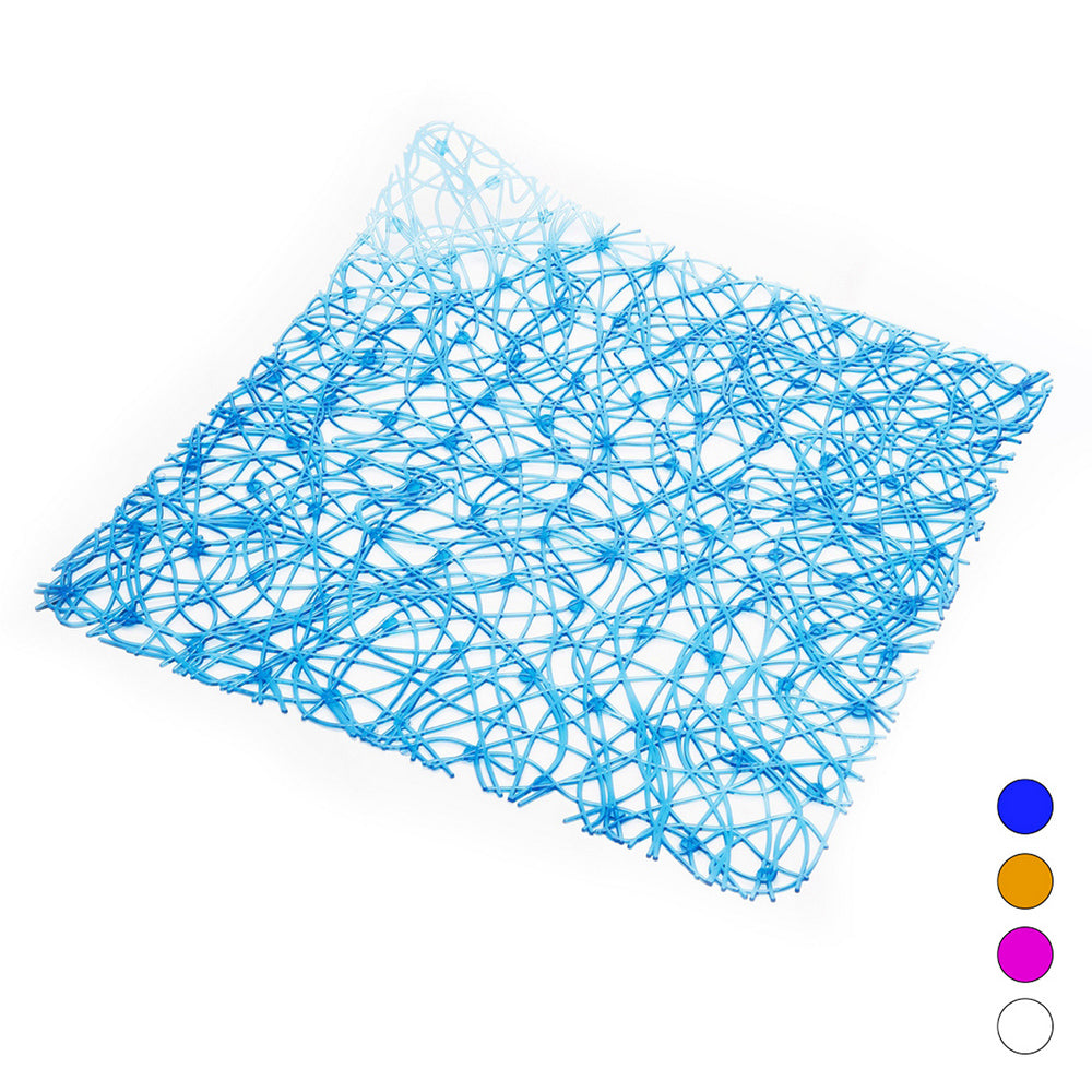 TAPPETO ANTISCIVOLO PER DOCCIA MOD. LUX  CM 52x52- Cristallo- DH