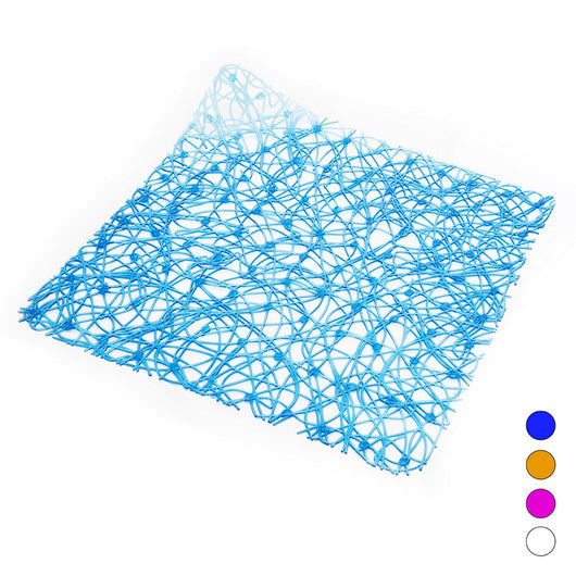 TAPPETO ANTISCIVOLO PER DOCCIA MOD. LUX  CM 52x52- Cristallo- DH