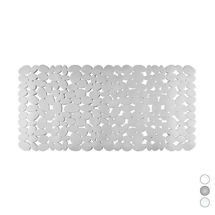 TAPPETO VASCA  MOD. SASSOLINI CM 36 X 72- Bianco- DH- pezzi 1