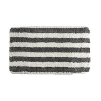 TAPPETO DA BAGNO IN MICROFIBRA 50X80 CM BIANCO/GRIGIO- Bianco-Grigio- SPIRE- pezzi 1
