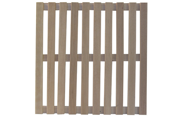 PEDANA DOCCIA IN LEGNO QUADRATA- cm 57 x 57- DH- pezzi 1