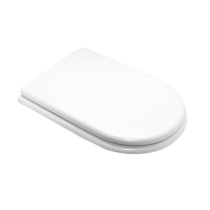 SEDILE WC PER AZZURRA VASO THIN SOSPESO FORMA 7- Bianco - Cerniere A passanti- CW- pezzi 1