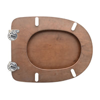 SEDILE WC PER CESAME VASO ARETUSINA FORMA 6- Noce Scuro - Cerniere A passan- CW- pezzi 1