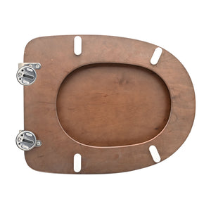 SEDILE WC PER CESAME VASO ARETUSINA FORMA 6- Noce Scuro - Cerniere A passan- CW- pezzi 1