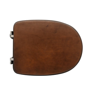 SEDILE WC PER CESAME VASO ARETUSA FORMA 6- Noce Scuro - Cerniere A passan- CW- pezzi 1