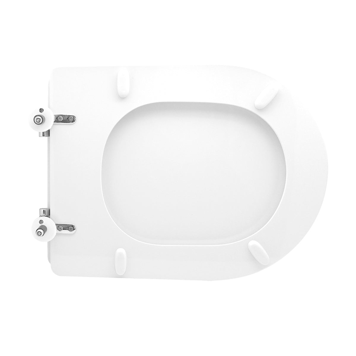 SEDILE WC PER DOLOMITE VASO ASOLO FORMA 7- Bianco -Cerniere C espansione- CW- pezzi 1